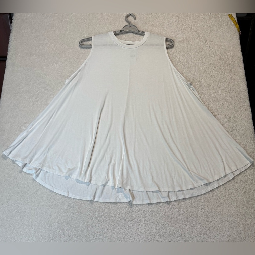 Lane Bryant Swing Tank Top Size 26/28 White New